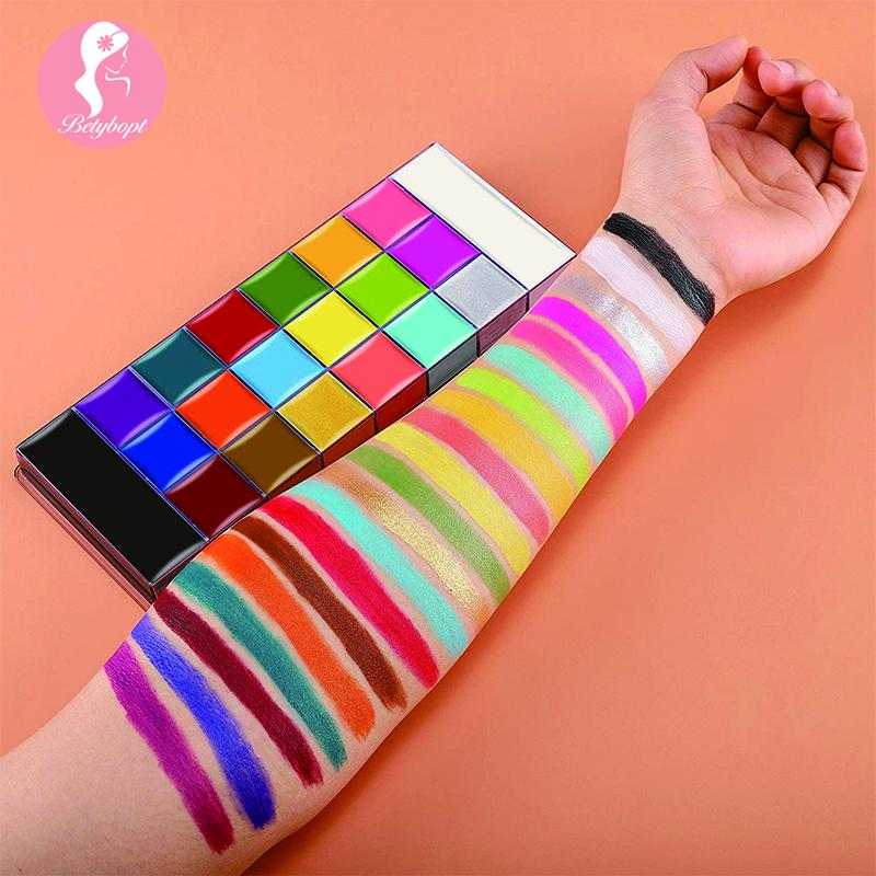 Face Body Painting Set, 20 Colours, Face Paint, Body Painting Oil, Safe Body Paint Set, Make-Up Colours,Carnival Make-Up, Theatre Make-Up, Halloween