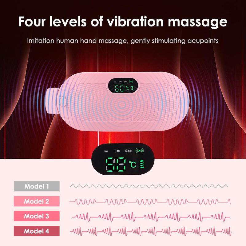 Multi-purpose Electric Belly Warming Belt, Cordless Massage Belly Belt, Portable Hot Compress Massage Abdomen Waist Belt for Women, Summer Gift, Christmas Gift