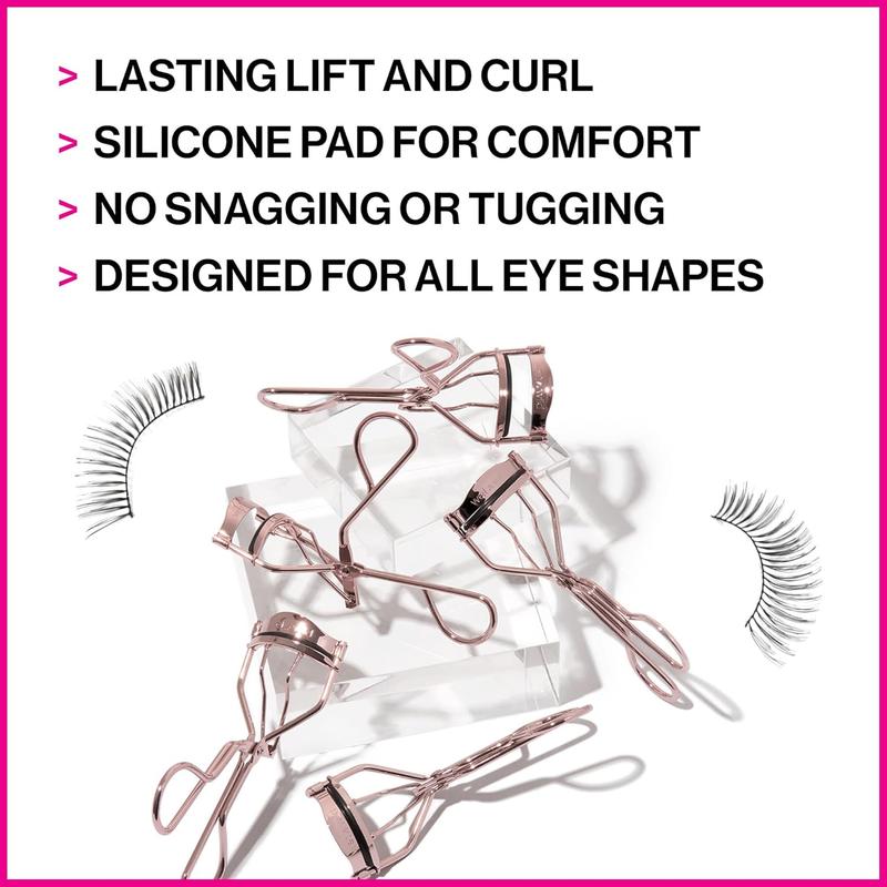 High On Lash Eyelash Curler with Comfort Grip - Wet N Wild Lashcurling - Perfect for Longer Lashes Makeup Tool Polish Cosmetic Lash Lift