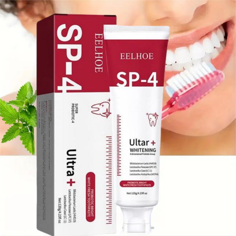 5pcs Super Sp4 Probiotic Toothpaste,120g-Deep Clean & Fresh Breath, Stain RemovalldealFor Men & Women, Christmas Present