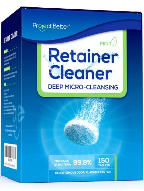 Retainer Cleaner Tablets & Denture Cleaning Tablets for Dental Appliances and Night & Mouth Guard 03