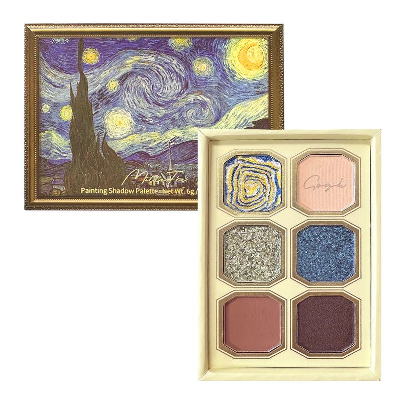 [New] MilleFée Painting Eyeshadow Palette ,MilleFee Cool Light, Cruelty-Free, Smudge-Proof(04 Woman With A Parasol)(05 Monet's garden)(06 Water Lilies)