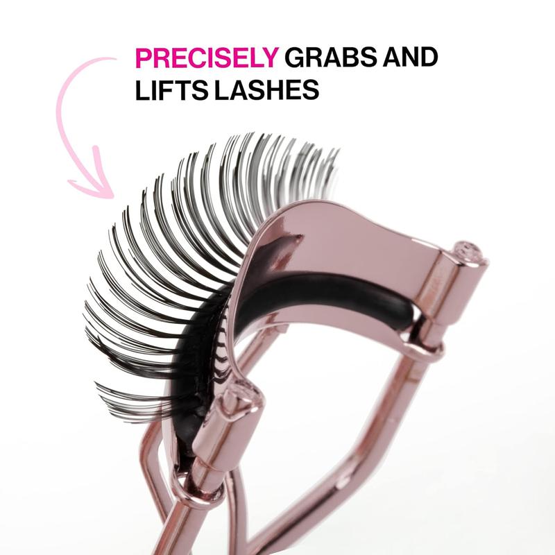 High On Lash Eyelash Curler with Comfort Grip - Wet N Wild Lashcurling - Perfect for Longer Lashes Makeup Tool Polish Cosmetic Lash Lift