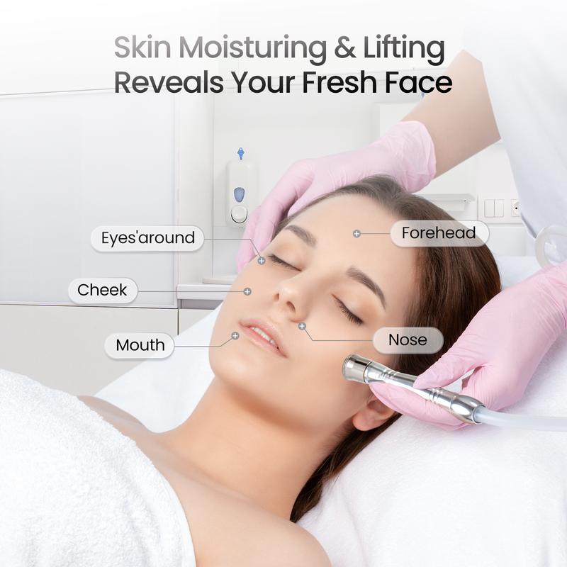 UNOISETION Diamond Microdermabrasion Machine, Microdermabrasion Dermabrasion with Oxygen Spray Facial Skin Care Tool powerful suction facial beauty