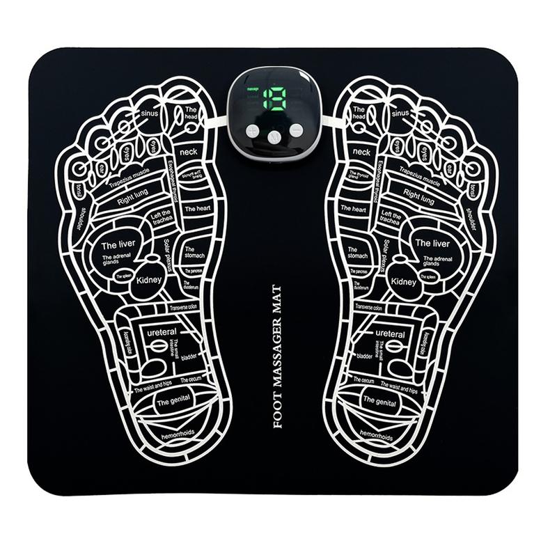 Foot Massager Mat -Foot Massager Pad for with 8 Modes, 19 Levels without Remote and Use off Socks