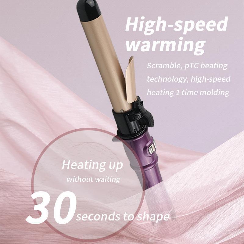 Multifunctional Curling Iron, Electric Hair Straightener, Auto-rotating Egg-shaped Curling Iron, Professional Hair Styling Tool for Women