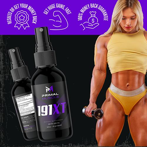 [Primal Muscle] 191XT Performance and Recovery Formula | Oral Spray Designed To Maximize Gains, And Help You Recover Lighting Fast From Workouts (Fitness, Health, Energy Supplement)