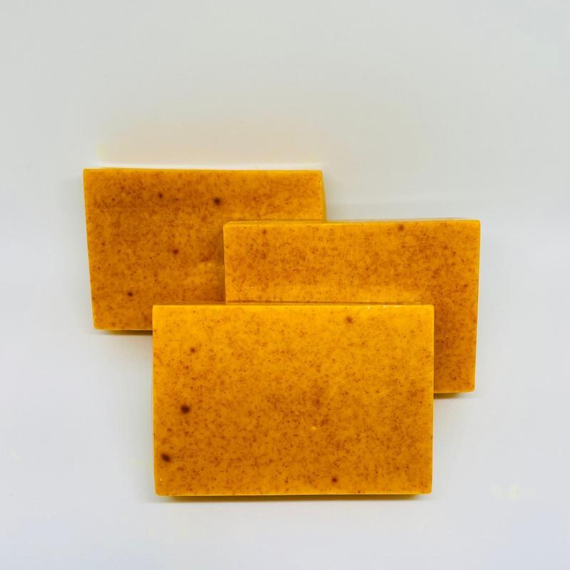 3 PCS Turmeric & Kojic Acid BrighteningSoap, DarkSpot Remover, Kojic AcidSoap, Soap Body CareBody WashLemon Flawiess Organic Cleanser Cleansing Coconut Moisture