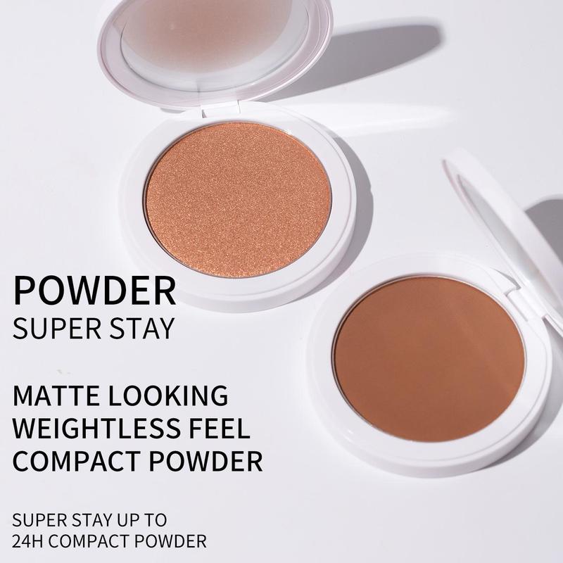 Long Lasting Bronzer Powder, 1 Box Facial Contouring Powder, Makeup Essential For Beginners, Daily Makeup Accessories For Women & Girls