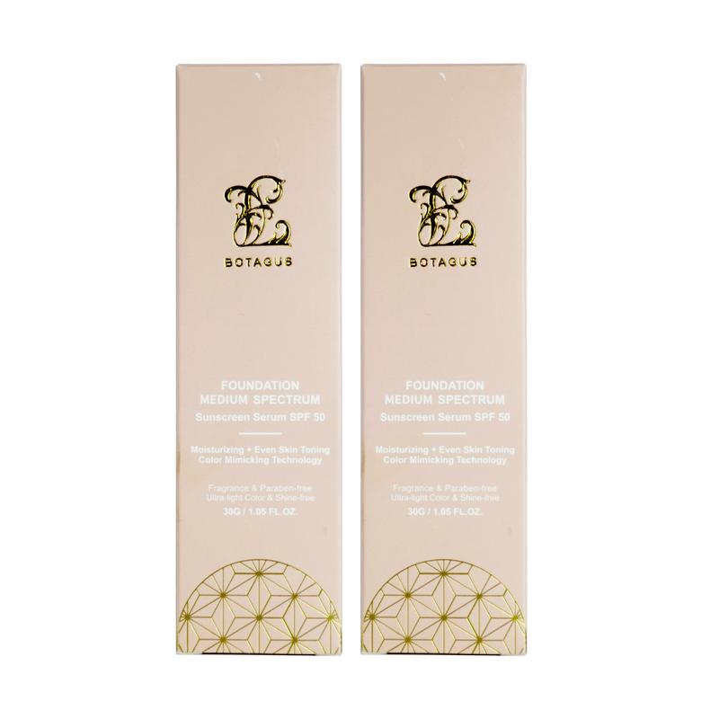 BOTAGUS Foundation 4 in 1-Medium Spectrum,4 in 1 Foundation Liquid，Liquid Foundation for Flawless, Natural Looking Finish,Protecting from Sun with SPF50; for Gym, Sports, Dancing Concealer Cosmetic Lightweight Makeup，Longwearing & Waterproof for Makeup