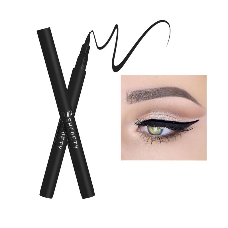 Waterproof Eyeliner Pen, 1 Count Long Lasting Liquid Liner Pencil, Quick Drying Eyeliner Pen with Precise Flexible Tip and Comfortable Grip