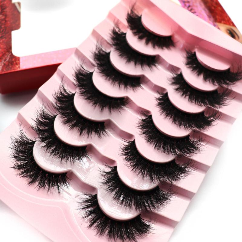 Natural Look Eyelash Extensions, 21 Pairs Wispy Cat Eye Faux Cluster Lashes, Volumized False Eyelashes for Women and Girls Eye Makeup Enhancement, Christmas, Christmas Gift