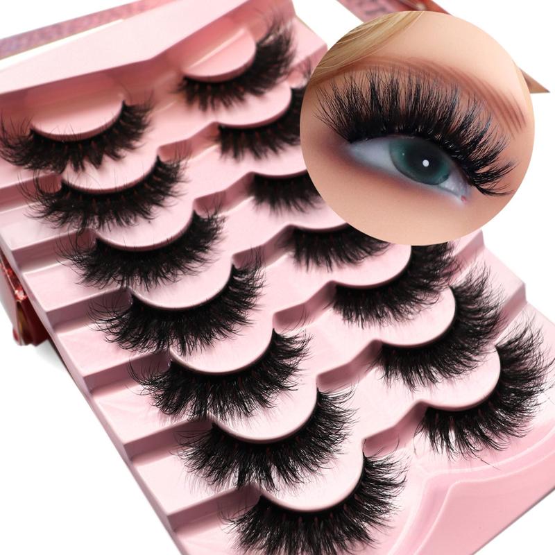 Natural Look Eyelash Extensions, 21 Pairs Wispy Cat Eye Faux Cluster Lashes, Volumized False Eyelashes for Women and Girls Eye Makeup Enhancement, Christmas, Christmas Gift