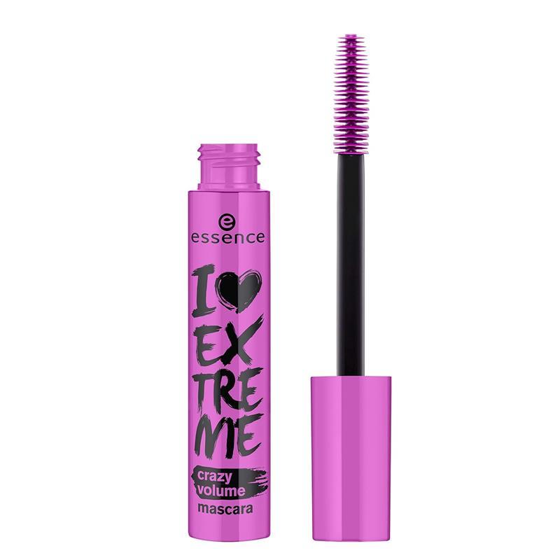 essence | I Love Extreme Volume Mascara Crazy Volume | Paraben Free | Cruelty Free | Black (Pack of 1, Crazy Volume)