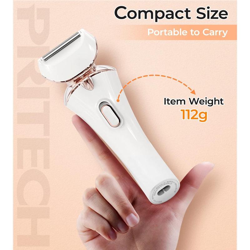 Women's Electric Shaver - Cordless Women's Shaver, Women's Leg, Arm, Underarm, Bikini Shaver, USB Rechargeable Shaver, Wet and Dry Waterproof Women's Shaver