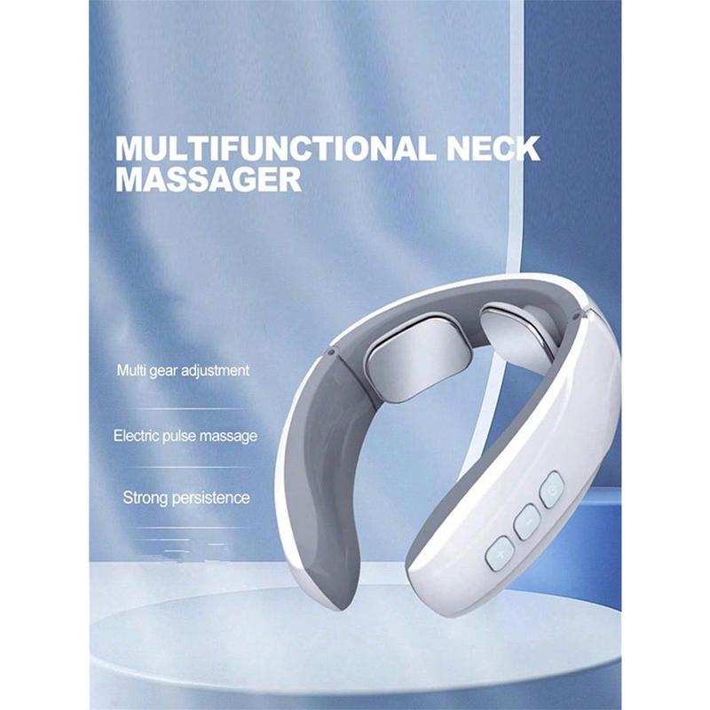 Neck Massager, Intelligent Electric Neck And Shoulder Massager, Heated White Portable Electric Neck And Shoulder Massager Comfort black friday deals