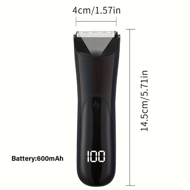 Electric Hair Trimmer Kit, 1 Set Rechargeable Comfort Hair Clipper with Limited Comb & Charging Cable & Cleaning Brush, Trimmer Set, Great Gift Idea for Men