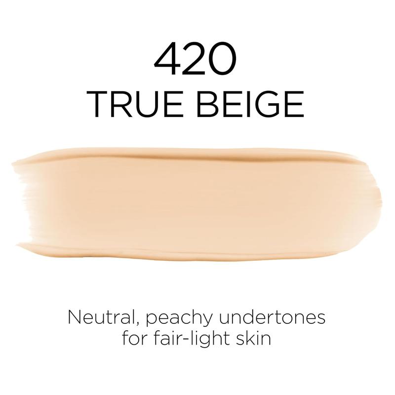 Makeup Infallible Up to 32 Hour Fresh Wear Lightweight Foundation, 420 True Beige, 1 Fl Oz, Packaging May Vary