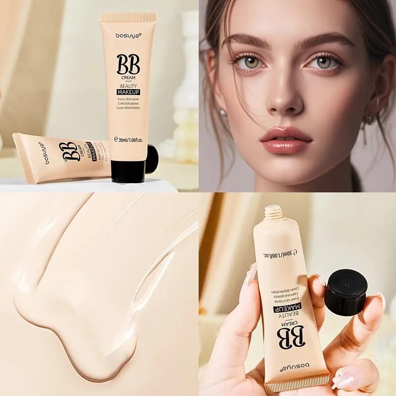 2pcs Flawless BB cream, clear concealer, brightening skin tone, natural makeup, contouring liquid foundation, cc cream, moisturizing, isolating, not easy to remove makeup, bb cream