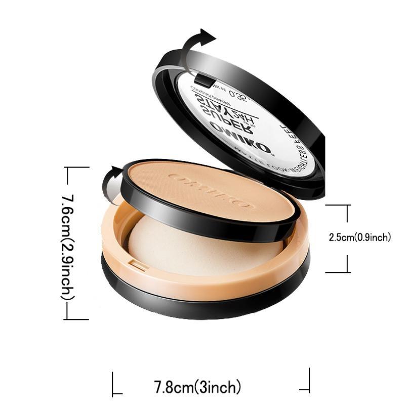 Long Lasting Oil Control Pressed Powder, 1 Count Matte Finish Makeup Setting Powder, Face Makeup Accessories for Women & Girls