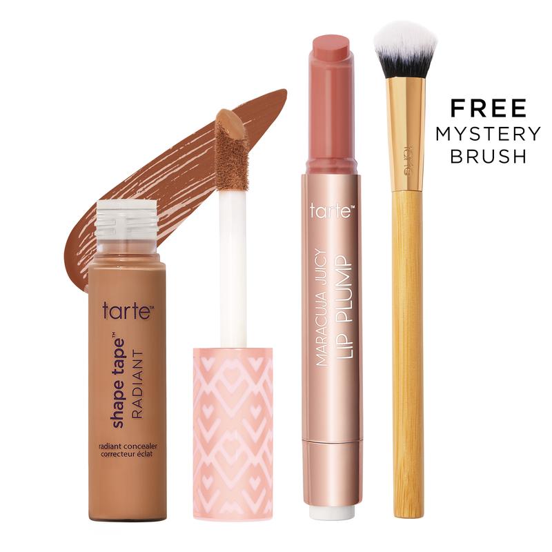 tarte award winners shape tape™ radiant concealer & maracuja juicy lip gloss set