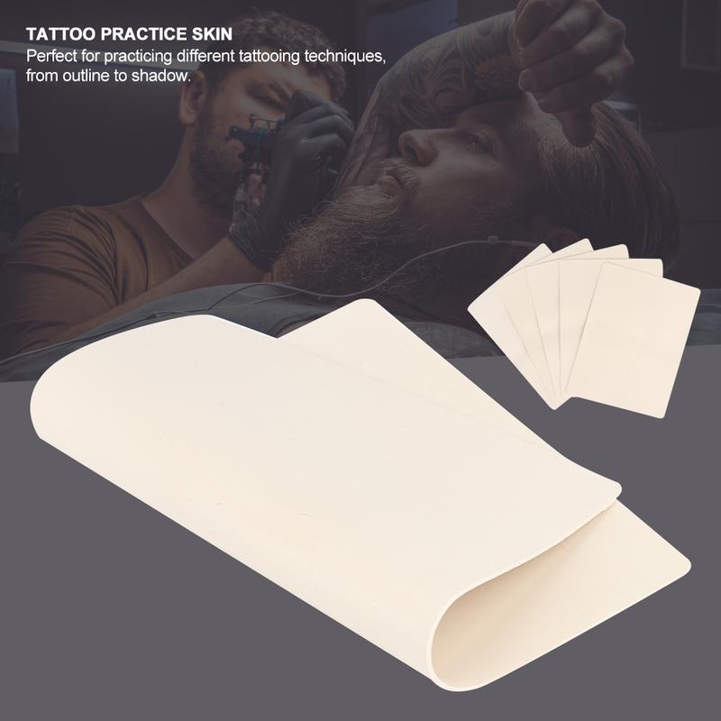 5Pcs Professional Blank Tattoo Skin Beginners Makeup Tattoo Fake False Practice Skin