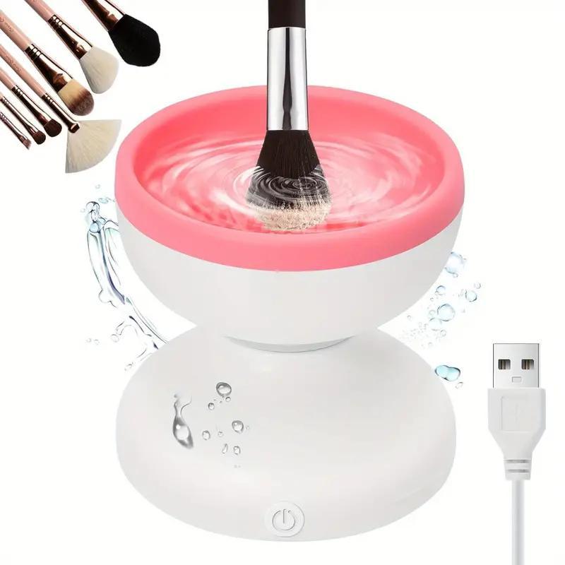 Electric Makeup Brush Cleaner, Automatic Makeup Brush Cleaning Machine, Makeup Brush Cleaning Tool, Makeup Tool for Women