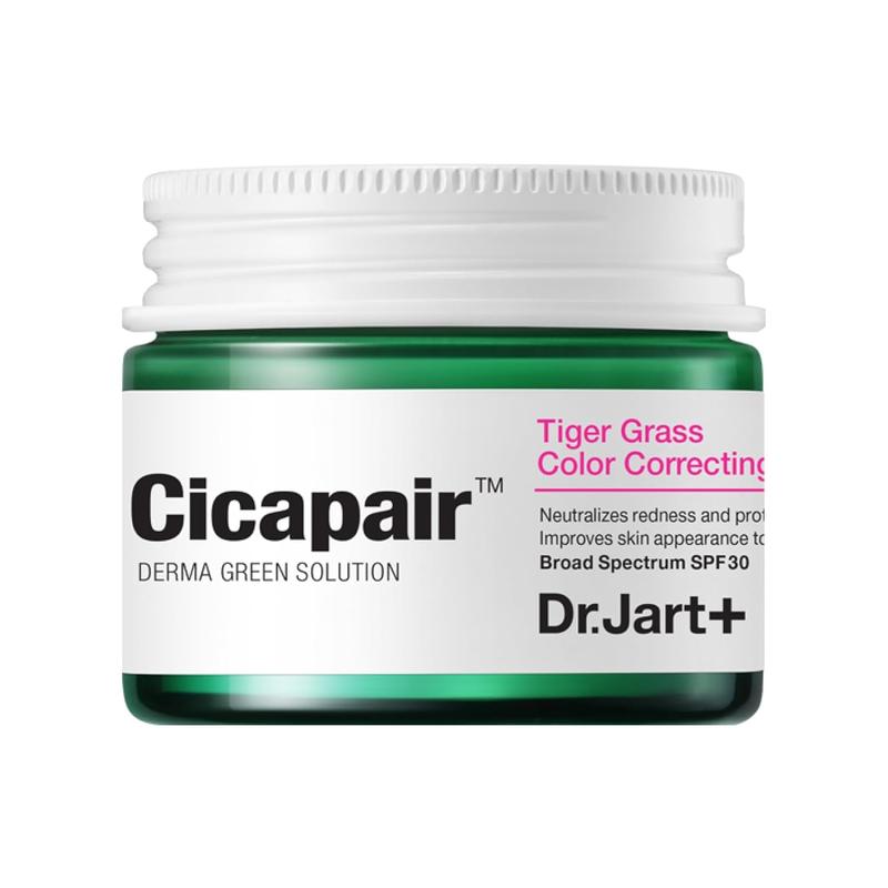 Dr.Jart+ Cicapair TigerGrass Color Correcting Treatment SPF 30 - Korean Skincare CC Cream for Redness and Sensitive Skin, 1.69 oz Blend Calming