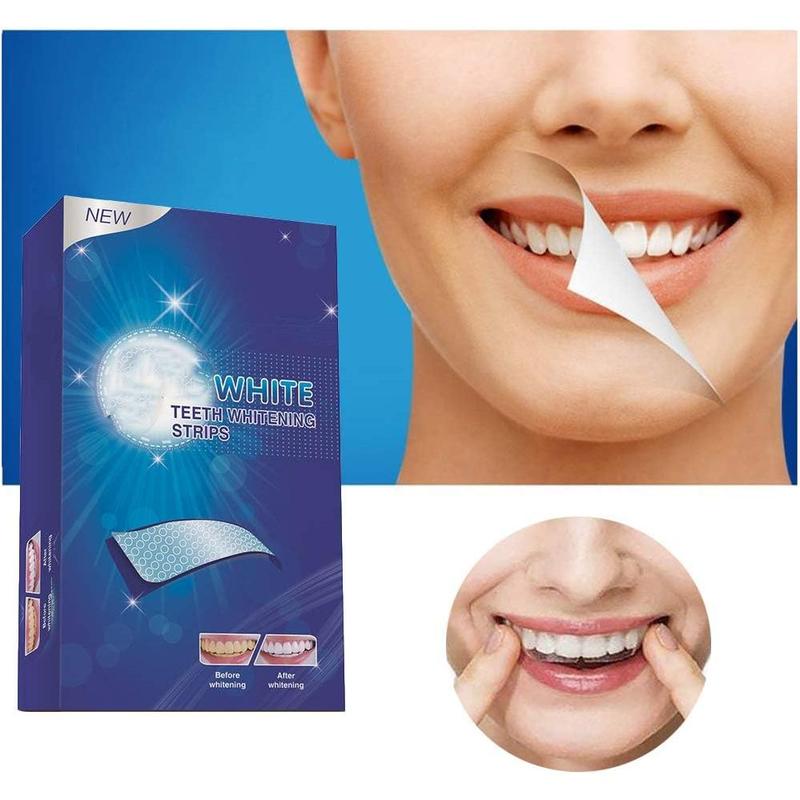 Teeth Whitening Stripes Whitening Kit Whitener Strap Kits for Tooth Oral Care No Sensitivity for Teeth Care 14 Pack 28 Strips (28P)