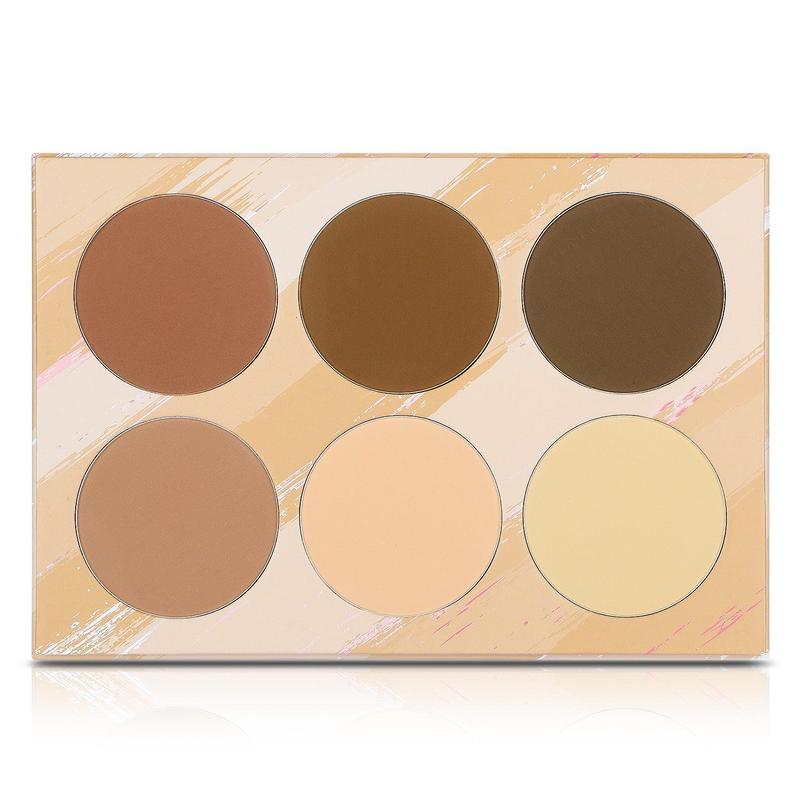 Get Snatched Contour Palette with 6 Pigmented Colors -  Makeup with Satin Finish