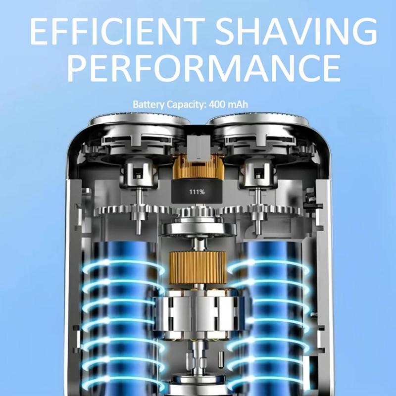 Portable Electric Shaver, Waterproof Electric Razor, Beard Trimmer for Men, Mini Shaver for Travel, Men's Grooming Tool