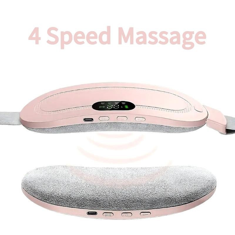 Portable Heating Pad for Period Cramps, Wireless Belt with Heating Massage, Gift for Woman Girl