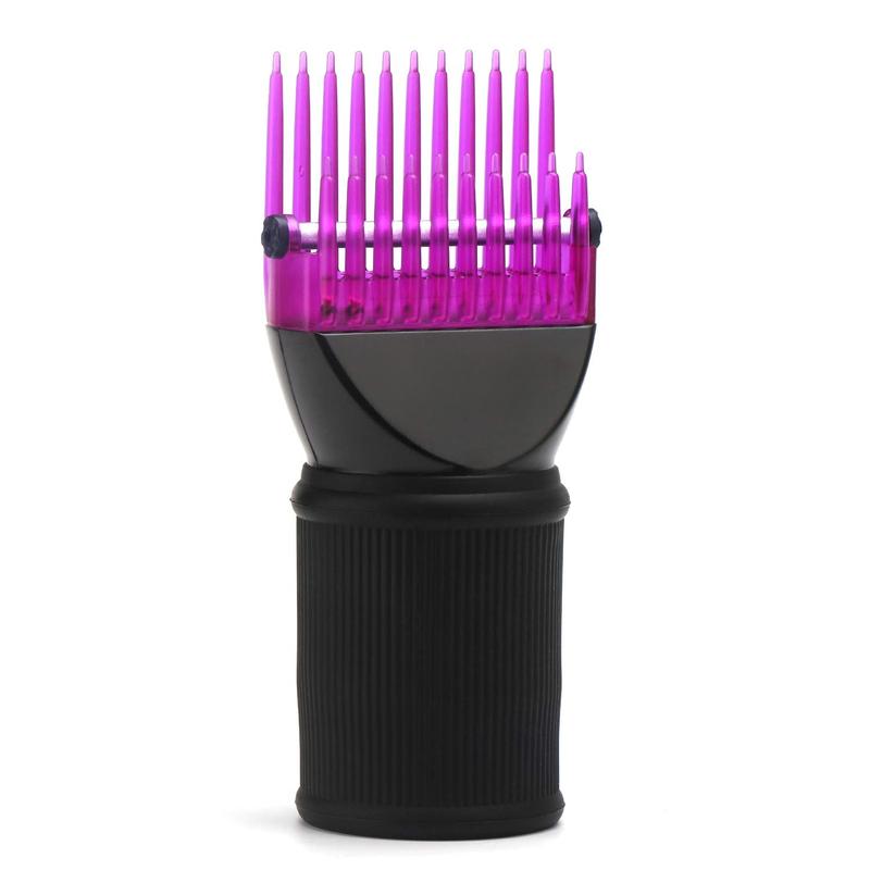 Blower Dryer Comb Attachment, Hair Dryer Concentrator with Brush Attachments for 1.57-1.97