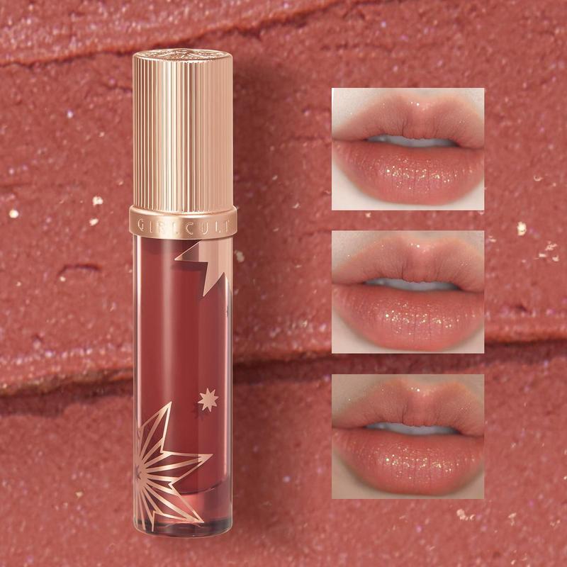 GIRLCULT Moisturizing Matte Lipstick, Long Lasting Easy Coloring Lip Gloss, Matt Finish Lip Stain for Girls, Stocking Fillers Gift, Lip Shades