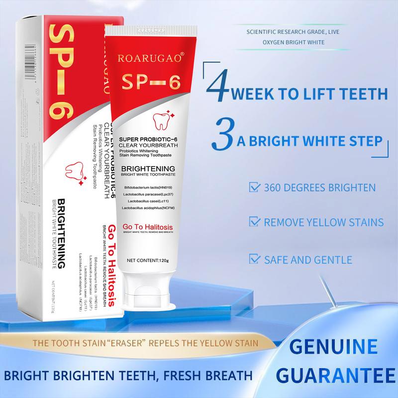 [90% People Choose] 2PCS SP-6 Toothpaste Oral Health Management, Fresh Breath