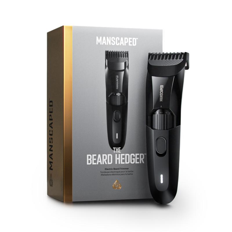 MANSCAPED® The Beard Hedger™ Premium Men's Beard Trimmer & The Handyman™ Compact Face Shaver with Long-Hair Leveler & Foil Blades Clipper Facial