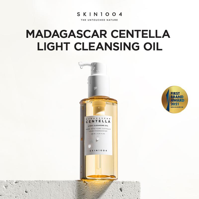 [SKIN1004 Official Shop] Madagascar Centella Light Cleansing Oil 6.76 fl.oz, 200ml, Pure and Light Oil with Fresh Cleansing Effect, Makeup Remover Calming Hypoallergenic