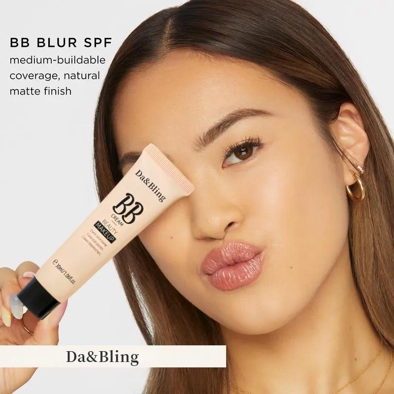 Da&Bling BB blur tinted moisturizer Facial Cream, Healthy Skin Anti-Aging Perfector with Broad Spectrum SPF 30 Sunscreen Makeup Skincare Makeup Skincare