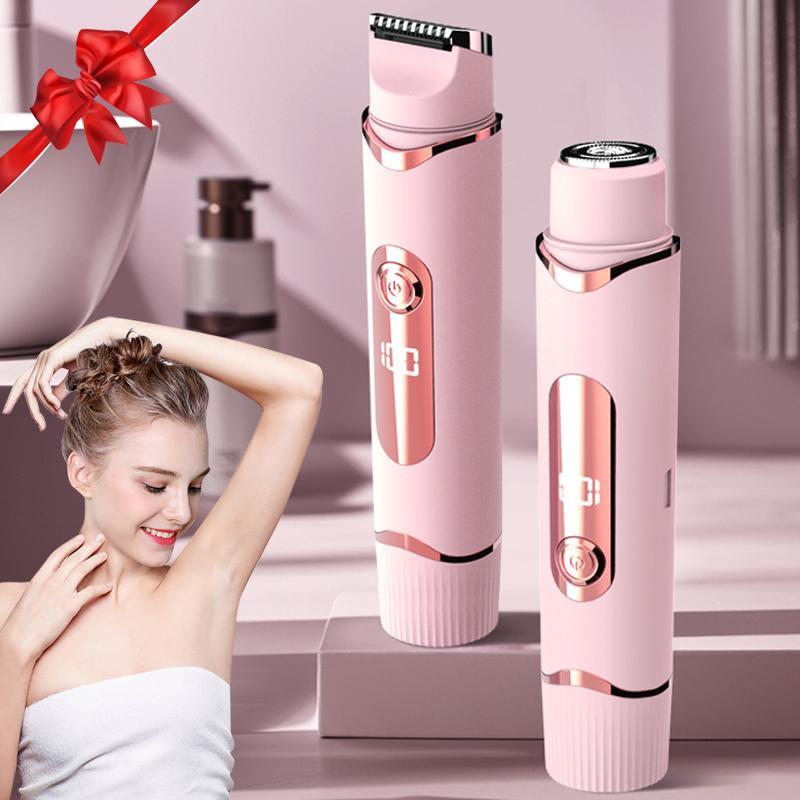 Electric Hair Removal Instrument, 1 Box Waterproof Electric Lady Body Shaver with Led Display, Multifunctional Hair Trimmer for Women