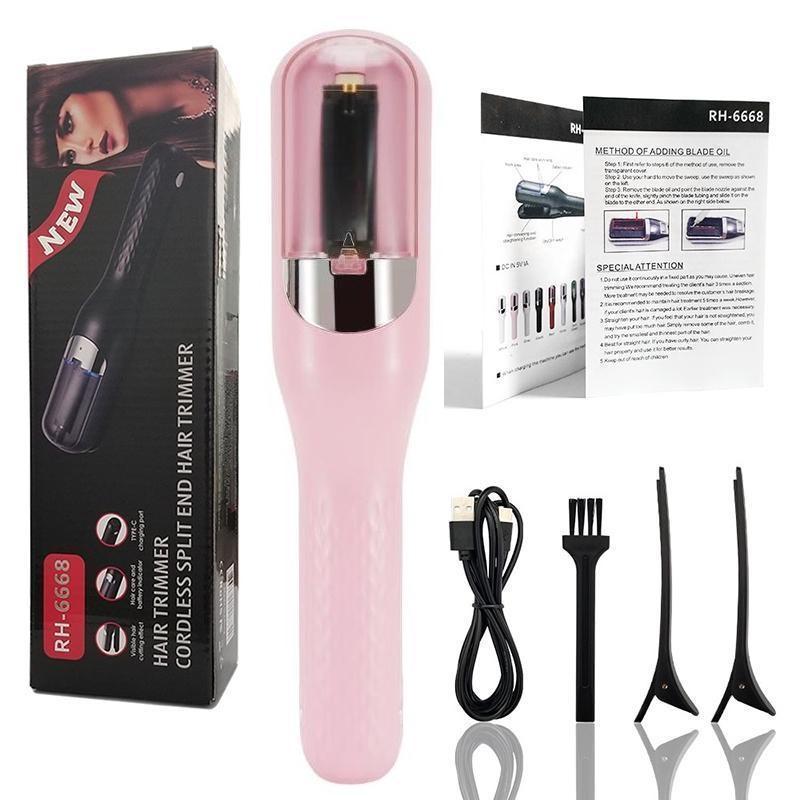 2 in 1 Hair Trimmer, 1 Box Portable Cordless Hair Split End Trimmer with Accessories, Professional Hair Trimmer for Home & Travel, Personal Care Appliances, Trimmer Set, Christmas Gift