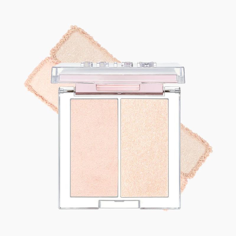 [CLIO Official Shop] CLIO PRISM Highlighter Duo | Glitter & Shimmer Makeup Bronzer Cosmetic