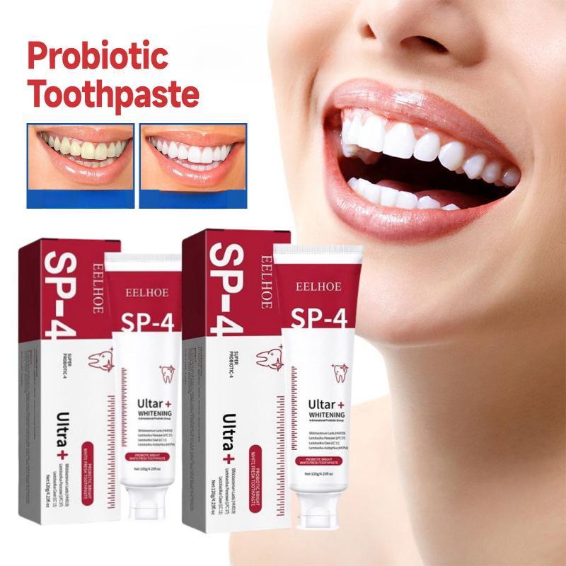 5pcs Super Sp4 Probiotic Toothpaste,120g-Deep Clean & Fresh Breath, Stain RemovalldealFor Men & Women, Christmas Present