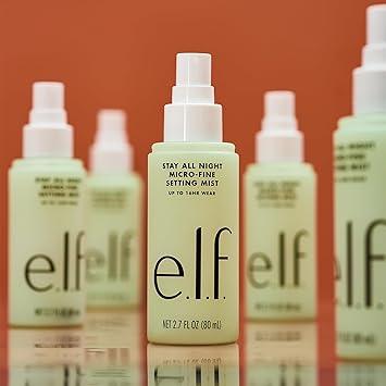 e.l.f. Stay All Night Micro-Fine Setting Mist, Hydrating & Refreshing Makeup Setting Spray For 16HR Wear-time, Vegan & Cruelty-Free Comfort Cosmetic