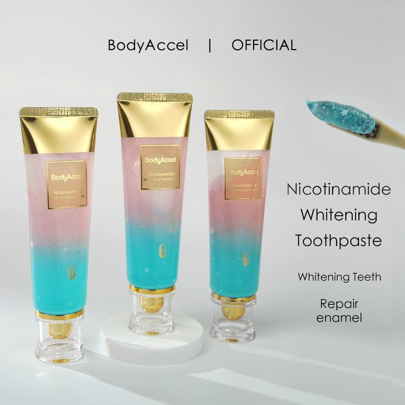 BodyAccel Niacinamide Whitening Toothpaste Fresh Breath