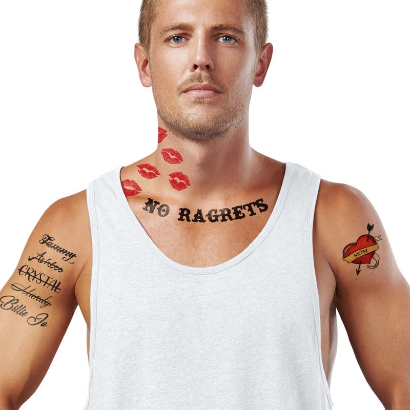 White Trash Temporary Tattoos   Easier than makeup   Perfect for Halloween   HillBilly Costume Idea