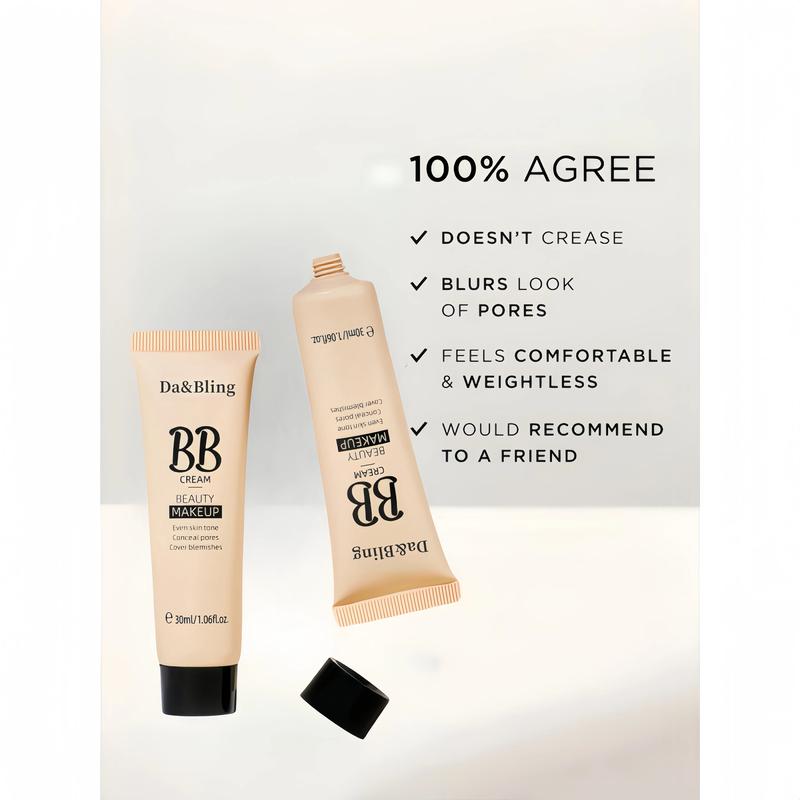 Da&Bling BB blur tinted moisturizer Facial Cream, Healthy Skin Anti-Aging Perfector with Broad Spectrum SPF 30 Sunscreen Makeup Skincare Makeup Skincare