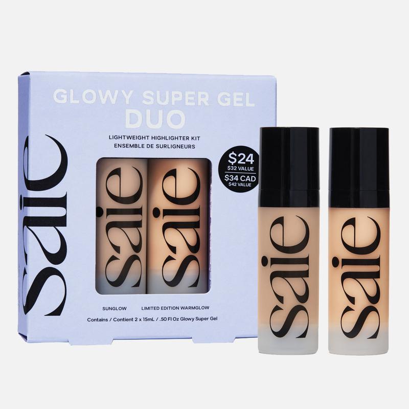 Mini Glowy Super Gel Duo Luminizer Set Includes One Limited Edition Shade