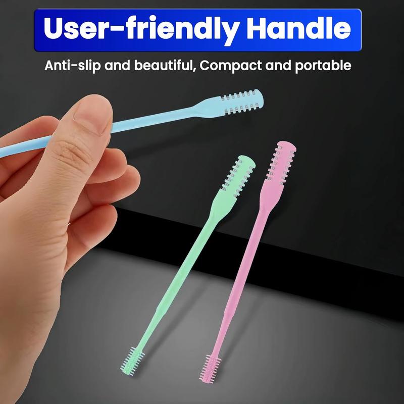 Upgraded Nasal Hair Cutter with Cleaning Brush, 5-Pack Nose Hair Trimmer, Double-Blade 360° Rotating Nose Hair Knife, Portable Nostril Hair Remover Tool for Women Men