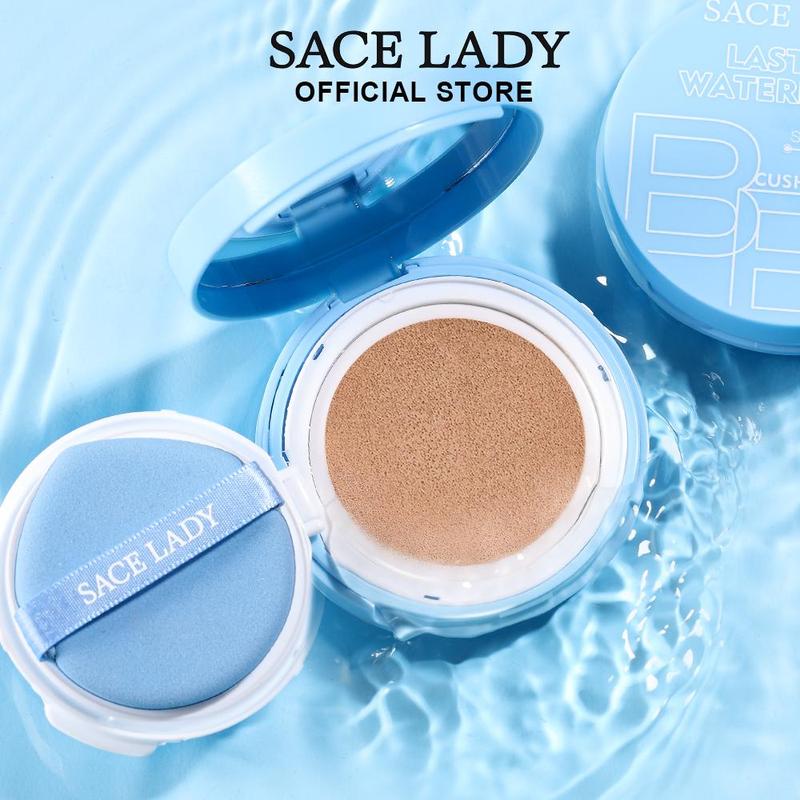 Waterproof BB Cushion, Long-lasting Oil Control Air Cushion, Coverage Matte Natural Finish Foundation, Makeup Accessories