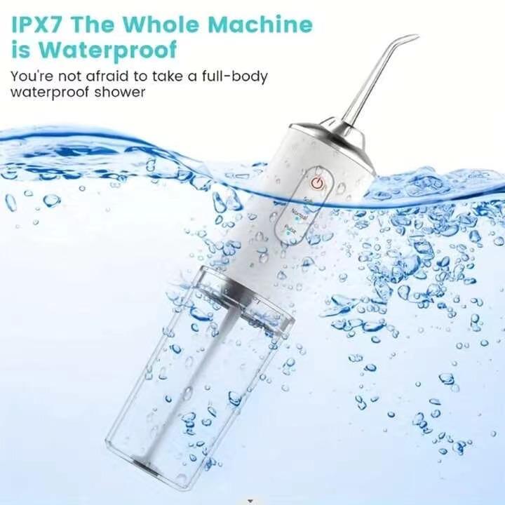 Oral Irrigator 4 In 1 Water Flosser Cordless Portable and Rechargeable Irrigation Cleaner -Comprehensive Daily Teeth Care Solution for Men Women